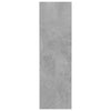 Stella Homewares Wall Shoe Cabinet Concrete Grey 80x18x60 cm Engineered Wood