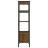 Stella Homewares 5-Tier Shelving Unit with Cabinet 80x40x163 cm Steel and Engineered Wood