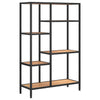 Stella Homewares Book Shelf 80x30x120 cm Steel and Engineered Wood