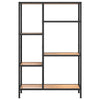 Stella Homewares Book Shelf 80x30x120 cm Steel and Engineered Wood