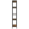 Stella Homewares Book Shelf 80x30x180 cm Steel and Engineered Wood