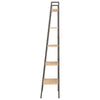 Stella Homewares 5-Tier Standing Shelf Light Brown and Black 56x35x174 cm
