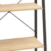 Stella Homewares 5-Tier Standing Shelf Light Brown and Black 56x35x174 cm