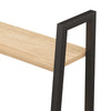 Stella Homewares 5-Tier Standing Shelf Light Brown and Black 56x35x174 cm