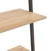 Stella Homewares 5-Tier Leaning Shelf Light Brown and Black 64x34x185.5 cm