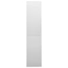 Stella Homewares Office Cabinet with Sliding Door Light Grey 90x40x180 cm Steel