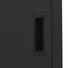 Stella Homewares Office Cabinet with Sliding Door Anthracite 90x40x180 cm Steel