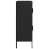 Stella Homewares Storage Cabinet Black 80x35x101.5 cm Steel