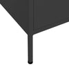 Stella Homewares Storage Cabinet Black 80x35x101.5 cm Steel