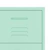 Stella Homewares Drawer Cabinet Mint 80x35x101.5 cm Steel