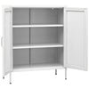 Stella Homewares Storage Cabinet White 80x35x101.5 cm Steel
