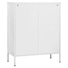 Stella Homewares Storage Cabinet White 80x35x101.5 cm Steel