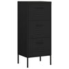 Stella Homewares Storage Cabinet Black 42.5x35x101.5 cm Steel