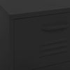 Stella Homewares Storage Cabinet Black 42.5x35x101.5 cm Steel