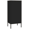 Stella Homewares Storage Cabinet Black 42.5x35x101.5 cm Steel