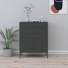 Stella Homewares Chest of Drawers Anthracite 80x35x101.5 cm Steel