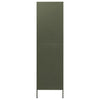 Stella Homewares Wardrobe Olive Green 90x50x180 cm Steel