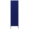 Stella Homewares Wardrobe Navy Blue 90x50x180 cm Steel