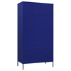 Stella Homewares Wardrobe Navy Blue 90x50x180 cm Steel