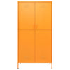 Stella Homewares Wardrobe Mustard Yellow 90x50x180 cm Steel