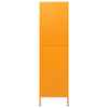 Stella Homewares Wardrobe Mustard Yellow 90x50x180 cm Steel