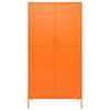 Stella Homewares Wardrobe Orange 90x50x180 cm Steel