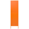 Stella Homewares Wardrobe Orange 90x50x180 cm Steel