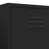 Stella Homewares Wardrobe Black 90x50x180 cm Steel