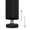 Stella Homewares Wardrobe Black 90x50x180 cm Steel