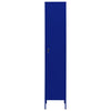Stella Homewares Locker Cabinet Navy Blue 35x46x180 cm Steel