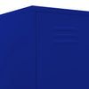 Stella Homewares Locker Cabinet Navy Blue 35x46x180 cm Steel