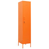 Stella Homewares Locker Cabinet Orange 35x46x180 cm Steel