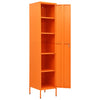 Stella Homewares Locker Cabinet Orange 35x46x180 cm Steel
