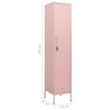 Stella Homewares Locker Cabinet Pink 35x46x180 cm Steel