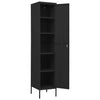 Stella Homewares Locker Cabinet Black 35x46x180 cm Steel