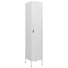 Stella Homewares Locker Cabinet White 35x46x180 cm Steel