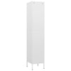 Stella Homewares Locker Cabinet White 35x46x180 cm Steel