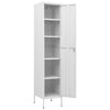 Stella Homewares Locker Cabinet White 35x46x180 cm Steel