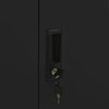 Stella Homewares Office Cabinet Black 90x40x102 cm Steel