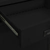 Stella Homewares Office Cabinet Black 90x40x102 cm Steel