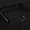 Stella Homewares Office Cabinet Black 90x40x102 cm Steel
