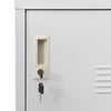 Stella Homewares Locker Cabinet Light Grey 90x45x92.5 cm Steel