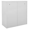 Stella Homewares Locker Cabinet Light Grey and Blue 90x45x92.5 cm Steel