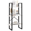 Stella Homewares Storage Shelf White 60x30x105 cm Solid Pine Wood