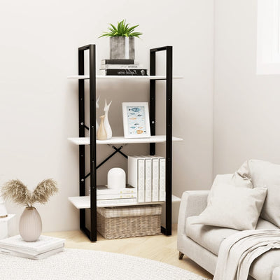 Stella Homewares Storage Shelf White 60x30x105 cm Solid Pine Wood