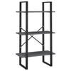 Stella Homewares Storage Shelf Grey 60x30x105 cm Solid Pine Wood