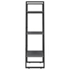 Stella Homewares Storage Shelf Grey 60x30x105 cm Solid Pine Wood