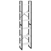 Stella Homewares Storage Shelf White 60x30x210 cm Engineered Wood
