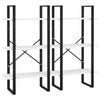 Stella Homewares Storage Shelf White 60x30x210 cm Engineered Wood