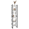 Stella Homewares Storage Shelf White 60x30x210 cm Engineered Wood